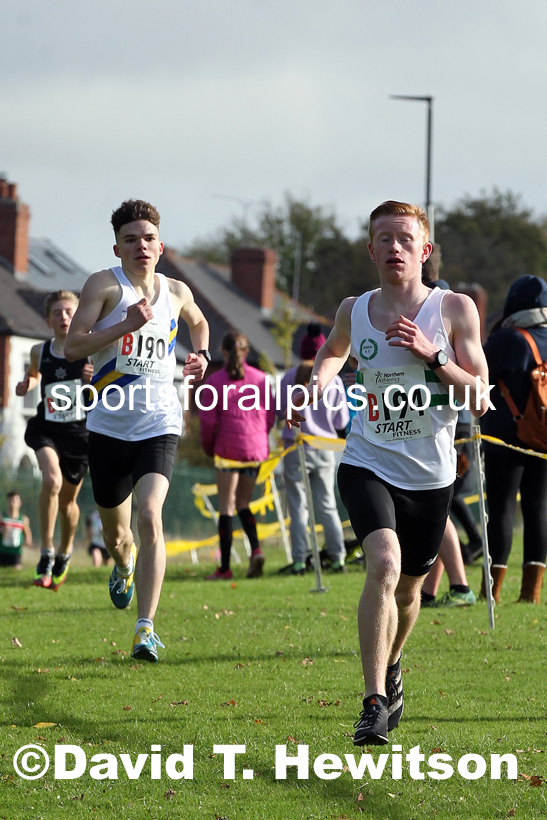 Mens under-17s Northern Cross Country Relays, Graves Park, Sheffield. Photo: David T. Hewitson/Sports for All Pics